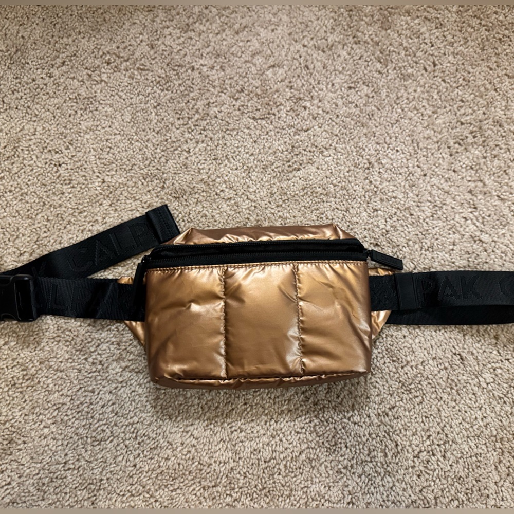 Copper Calpak Quilted Belt Bag